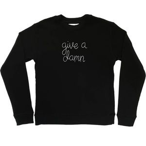 XL Lingua Franca Black Sweatshirt NWT